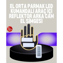 Brf Store Yavuzsell A Kalite Uzaktan Kumandalı LED Park Uyarı Işığı El Figürlü Model