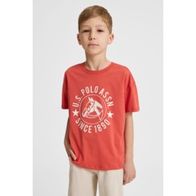 U.s. Polo Assn. Erkek Çocuk Kiremit Tişört 50327009-VR031
