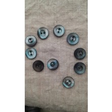 ILCARE Doğal Trokas Hakiki Inci Midye Kabugu   Sedef Düğme 12 mm 10 Adet