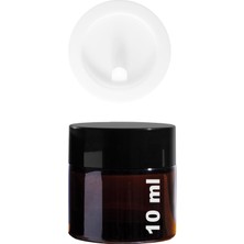 Brf Store Yavuzsell Afracam Mini Amber Cam Kavanoz, 10 ml Hacimli, Sızdırmaz Kapaklı, Krem ve Kozmetik Saklama