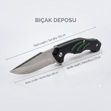 Bıçak Deposu Hasanpaşa Profesyonel Kamp ve Avcı Çakısı - Outdoor Katlanabilir Cep Bıçağı