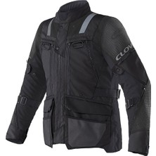 Clover Outland-3 Wp Korumalı Motosiklet Montu Siyah