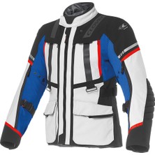Clover Savana-4 Wp Korumalı Motosiklet Montu Gri  Mavi