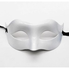 Mossem Beyaz Renk Masquerade Kostüm Partisi Venedik Balo Maskesi