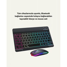 Zero Land Aconcept Türkçe Q Klye Düzenli Rgb Kablosuz Klye Mouse Set