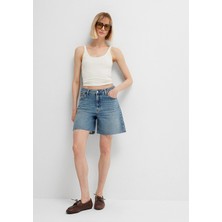 Mavi Lidia 90LAR Puslu Açık Mavi Jean Şort 1410145-A3913