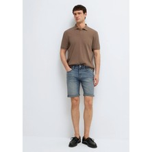 Mavi Brian Street Puslu Indigo Mavisi Jean Şort 04184A3261