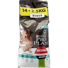 Brf Store Yavuzsell Pro Plan Orta Irk Yetişkin Kuru Köpek Maması Kuzu Etli 14+2.5 kg