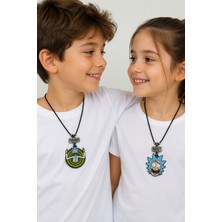 Herşey Nota Rick Temalı Best Friends Ikili Arkadaşlık Kolyesi Yakın Arkadaşa Hediye Seti