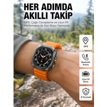 Akıllı Saat Unısex Zarif Görünümlü Titanyum Kasa Amoled Ekran Müzik Dinleme Nemere