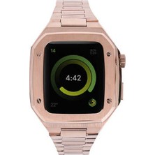 Bezos Watch 44MM Metal Petek Kasalı Kordon - Gold