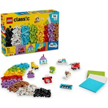 Brf Store Yavuzsell LEGO Classic Yaratıcı Yapım ve Oyun Kutusu 11044-5 Yaş ve Üzeri Kız ve Erkek Çocukları Içi