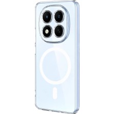 Bezos Note 15 Pro 4g Combo Sert Şeffaf Magsafe Kapak - Şeffaf