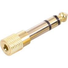Brf Store Yavuzsell Alfais 4458 6.3 mm Erkek To 3.5 mm Dişi Çevirici Dönüştürücü Jack Adaptörü