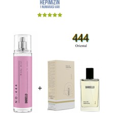 Bargello 444 Kadın Parfüm Edp 50 ml Oriental + No: 444 Kadın Body Mist Edt 210 ml Oriental -MNMS444BM