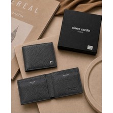 Pierre Cardin Ek Bölmeli %100 Deri Erkek Lacivert Cüzdan Kartlık Kimlik Ehliyet - Erkek Deri Askesuar - PC-3234