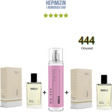 Bargello 444 + 444 Kadın Parfüm Edp 50 ml Oriental + No: 444 Kadın Body Mist Edt 210 ml Oriental -MNMS444BMSET