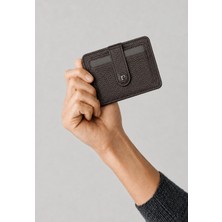 Pierre Cardin Kahverengi Açılır Bölmeli %100 Hakiki Deri Erkek Kartlık Cüzdan - Erkek Deri Aksesuar Hediye - PC-043600