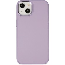 Teda Apple Iphone 14 Plus Kılıf Asya Deri Silikon - Lila Najmaddin