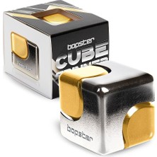 Bopster Fidget Cube Spinner - Silver & Gold - CS002