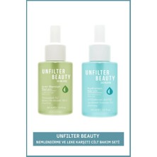 Unfilter Beauty Unfılter Beauty Leke Karşıtı Serum 30ML ve Nemlendirici Serum 30ML Cil Bakım Seti