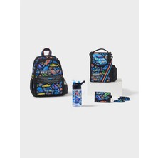 Smiggle Playtime 4'lü Car Okul Çanta Set ( Çanta Suluk Beslenme Cantası Cüzdan )