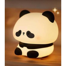 Atalier Coco Panda Şekilli Renk Değiştirebilen Dokunmatik Gece Lambası
