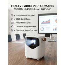 Hsc Bilişim Yüksek Hd Görünümlü Taşınabilir Projeksiyon Cihazı
