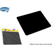 Hsc Bilişim Addison 300142, 177X217X2MM, Lüx, Big, Mouse Pad, (Siyah)