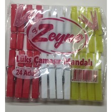 Lagun Zeyno Lüx Çamaşır Mandalı 24 Adet