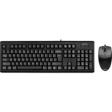 Hsc Bilişim A4 Tech KM-72620D Q USB Siyah Klavye/mouse Set