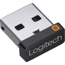 Hsc Bilişim Logitech USB Unifying Receiver, 910-005931, USB Kablosuz Alıcı, 6 Cihaz Için Tek Alıcı