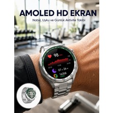 Hsc Bilişim Amoled Harita Modlu Bluetooth Aramalı 3 Değiştirilebilir Kayışlı Yeni Nesil