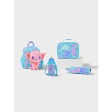 Smiggle Little Journeys 4'lü Peluş Oyuncaklı Çanta Set
