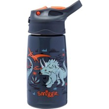 Smiggle Playtime Dinazor Desenli Junior Paslanmaz Çelik Flip Içecek Şişesi 400ML