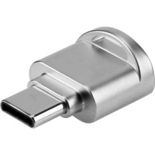 Hsc Bilişim Alfais 4477 USB Type-C 3.1 To Micro Sd Tf Hafıza Kart Okuyucu Otg Adaptörü