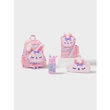 Smiggle Playtime 4'lü Bunny Okul Çanta Set ( Çanta Suluk Beslenme Cantası Kalemlik )