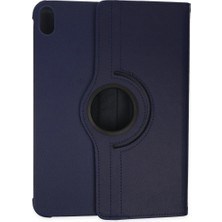 Evimdeyokyok Apple Ipad 2022 10.9 (10.nesil) Kılıf 360 Tablet Deri Kılıf - Lacivert