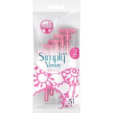 Hsc Bilişim Gillette Venus Simply Venus 2 Basic Kullan At Kadın Tıraş Bıçağı 5 Adet