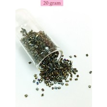 Royaleks Group Kesme Cam Boncuk 2mm - 20 Gram - Asker Yeşili -BNC340