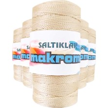 Royaleks Group 5 Adet Polyester Makrome Ipi 230 Açık Bej 100 gr