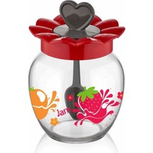 Royaleks Group Frutta Kaşıklı Kavanoz 370 cc ROYALEKS-C-00181