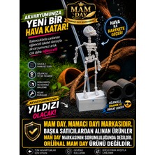 Mam Day Akvaryum Dans Eden İskelet Dekoru Hava ile Oynayan İskelet