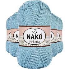 Royaleks Group 5 Adet Pırlanta Amigurumi El Örgü Ipi Yünü Azur 10482