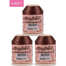 Royaleks Group 3 Adet Altınbaşak Oya ve Dantel Ipi 20 gr - Royaleks - No: 117