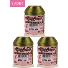 Royaleks Group 3 Adet Altınbaşak Oya ve Dantel Ipi 20 gr - Royaleks - No: 434