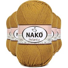 Royaleks Group 5 Adet Pırlanta Amigurumi El Örgü Ipi Yünü Altın 6706