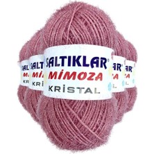 Royaleks Group 5 Adet Mimoza Kristal Işıltılı Şal Patik Yelek Ipi 28