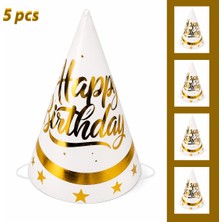 BeySüS 5 Li Happy Birthday Parti Şapkası