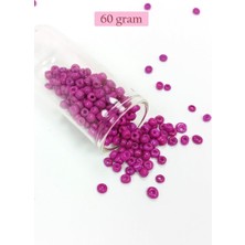 Royaleks Group Dökme Cam Kum Boncuk Büyük Boy (6/0) 4 mm - 60 Gram - Eflatun - BNC138